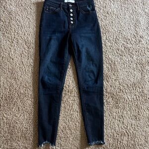 KanCan Women's High-Waisted Button Fly Jeans Size 5/26